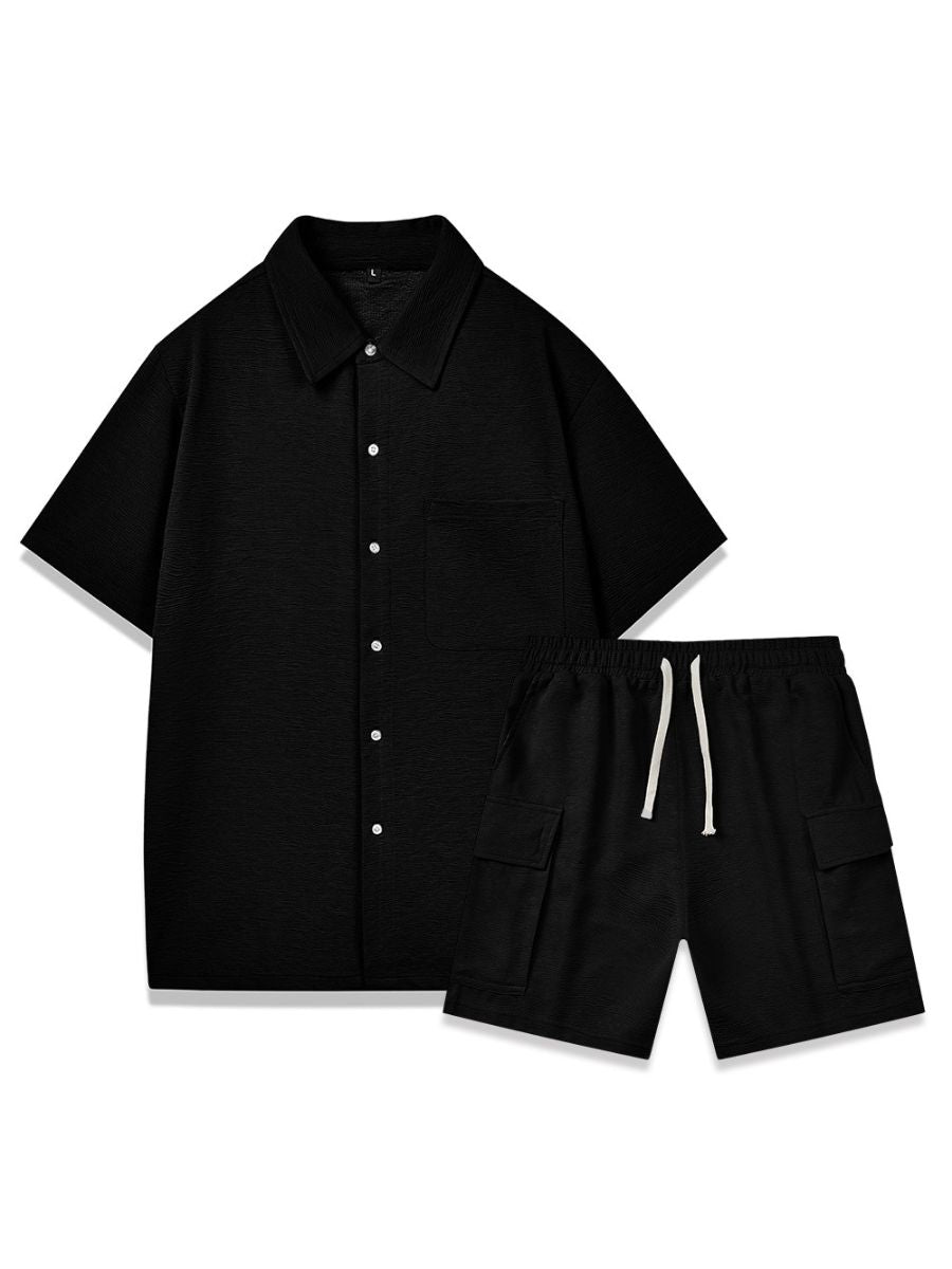 Two-Piece Shirt and Cargo Shorts