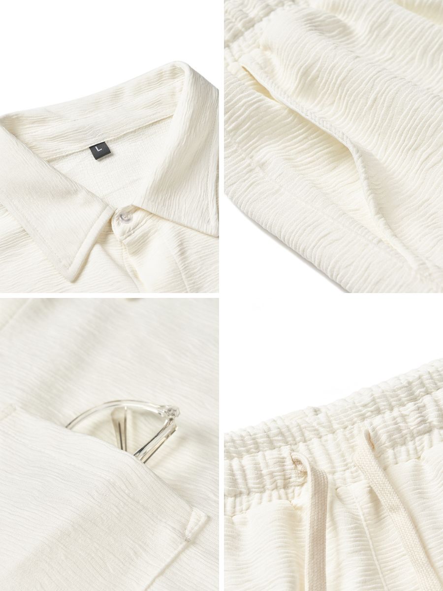Two-Piece Shirt and Cargo Shorts