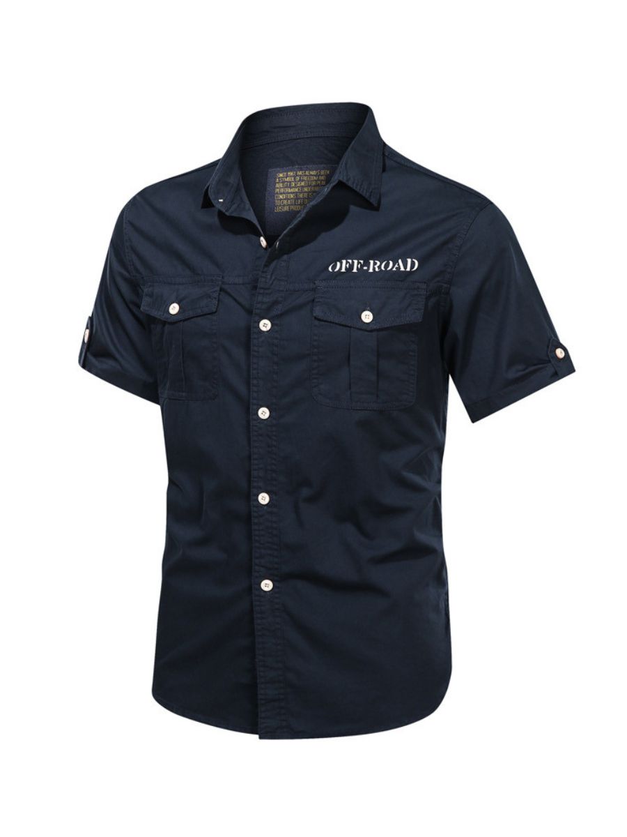 Cotton Short Sleeve Tactical Shirt