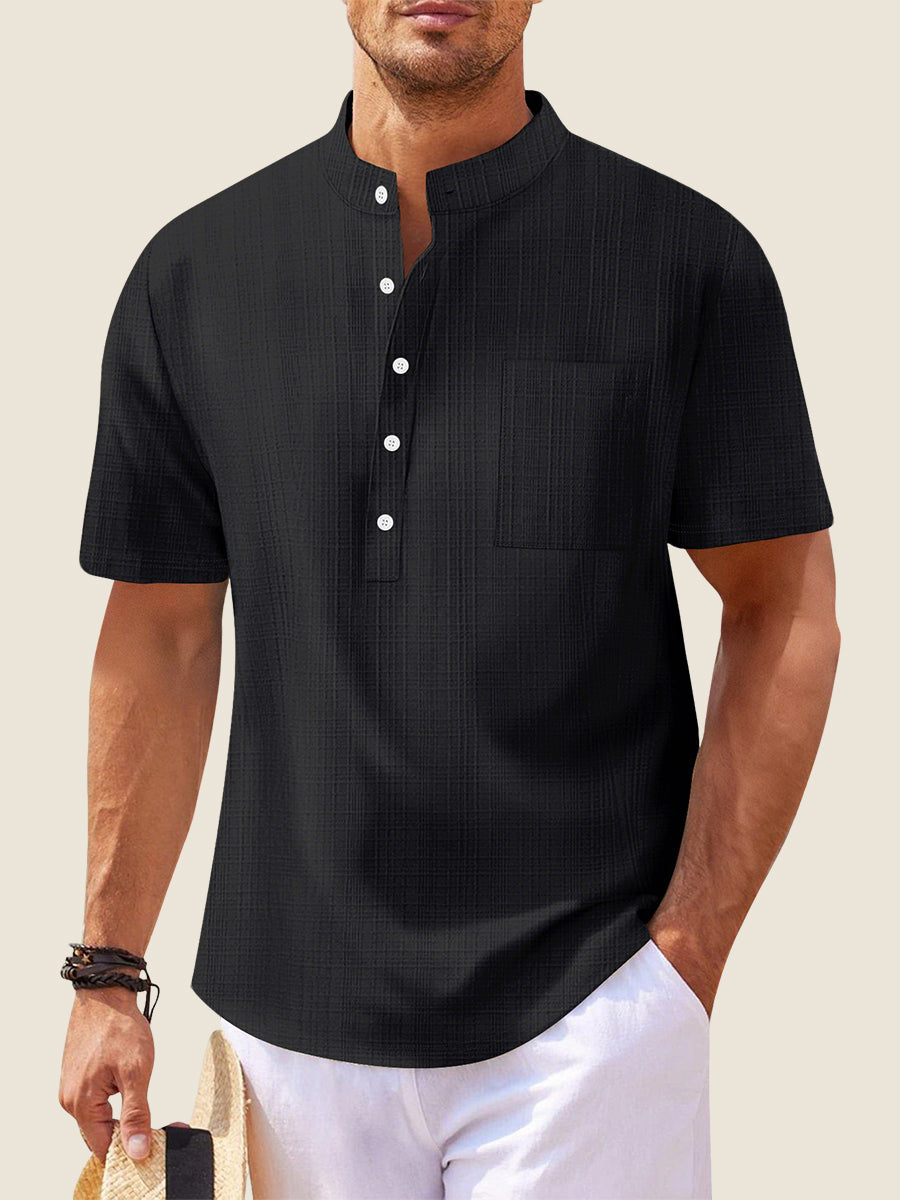 Classic Cotton Blend Casual Shirt