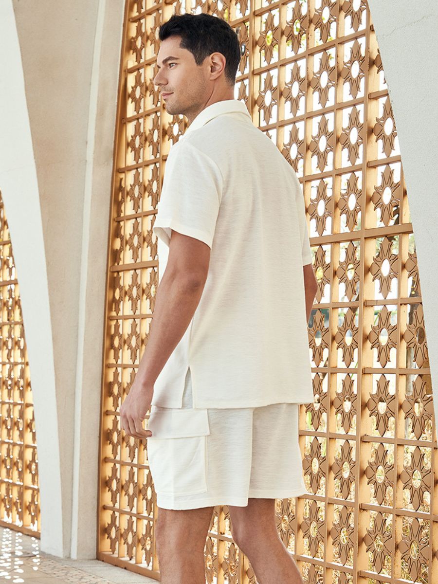Two-Piece Shirt and Cargo Shorts