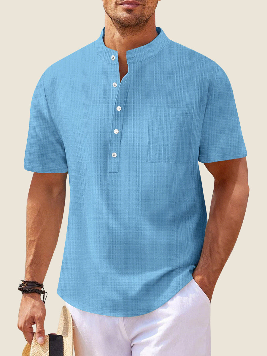 Classic Cotton Blend Casual Shirt
