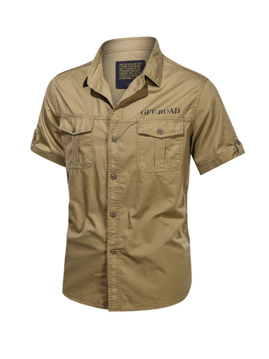 Cotton Short Sleeve Tactical Shirt