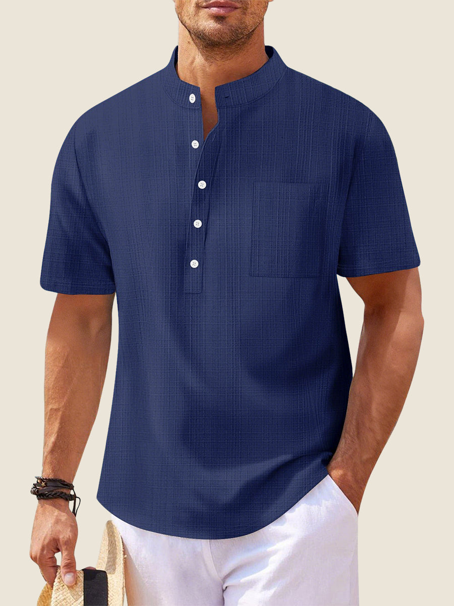 Classic Cotton Blend Casual Shirt