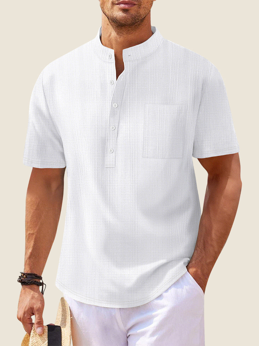 Classic Cotton Blend Casual Shirt