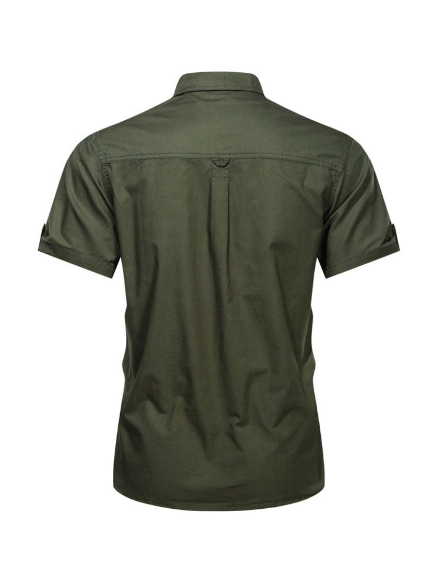 Cotton Short Sleeve Tactical Shirt
