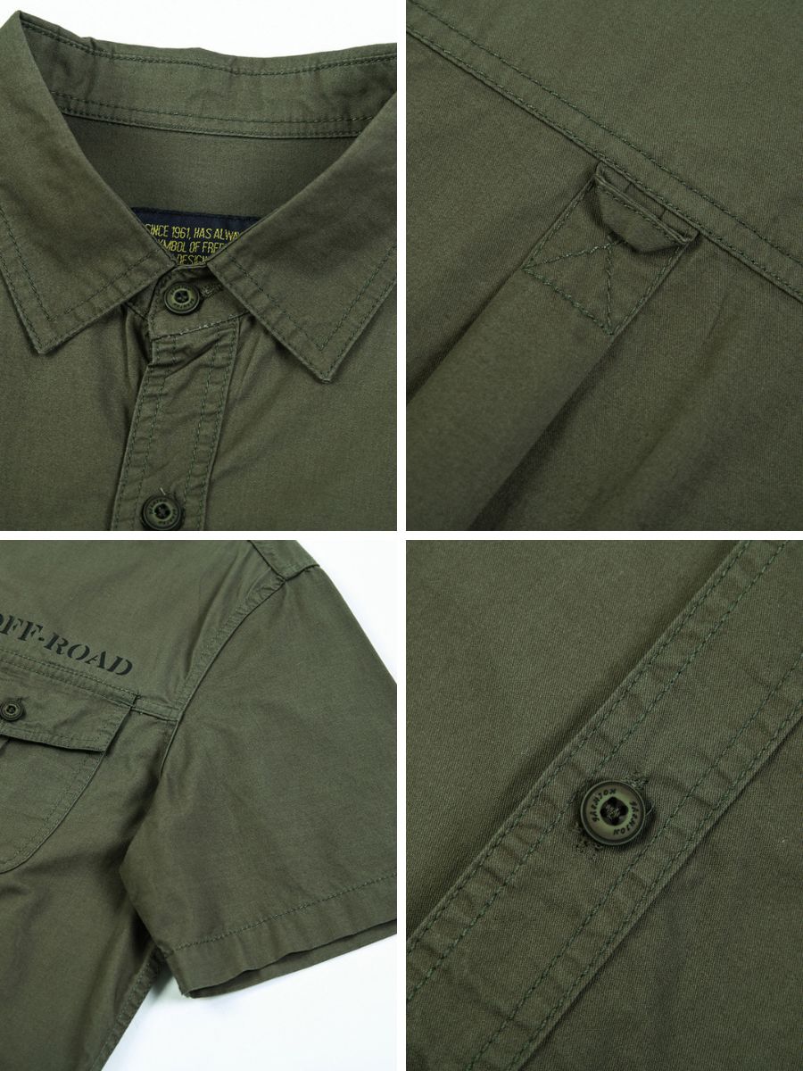 Cotton Short Sleeve Tactical Shirt