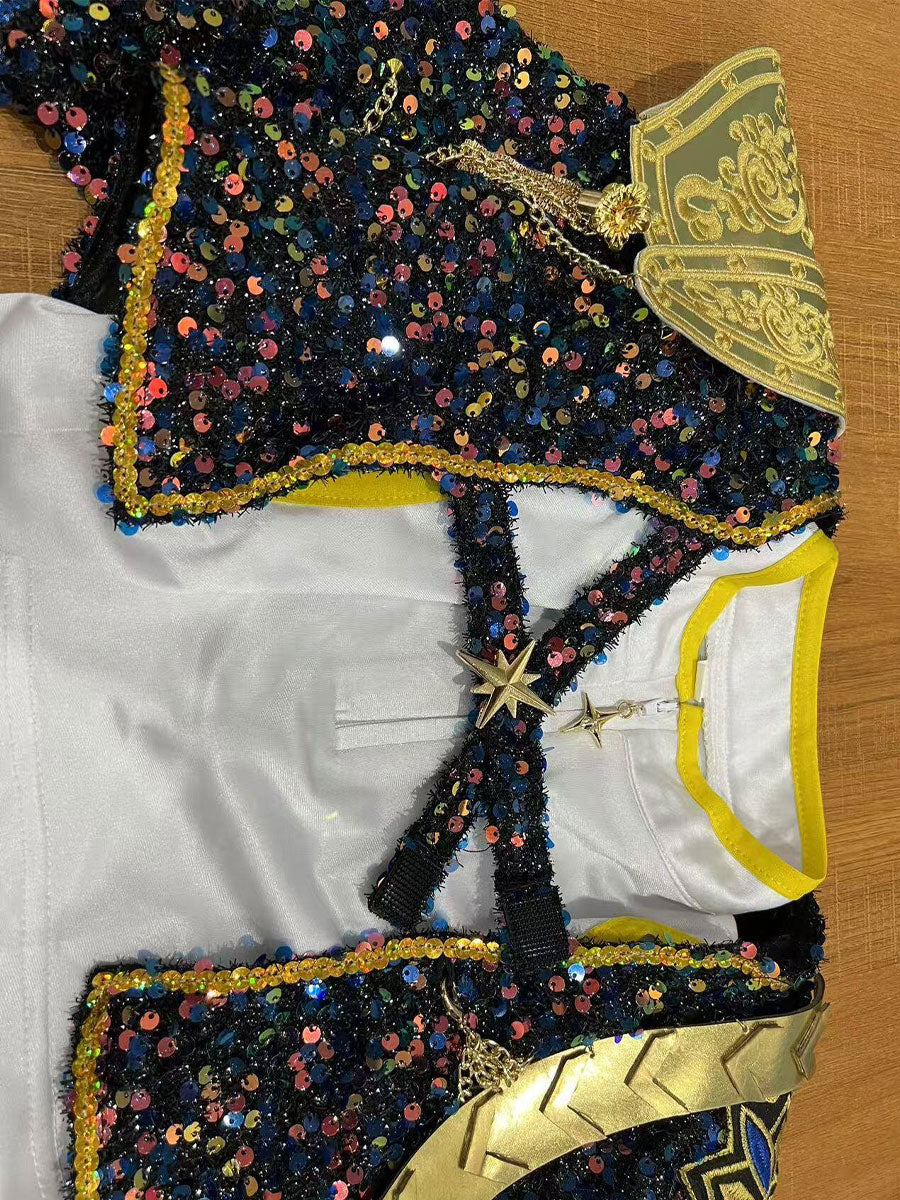 Sale KPOP Idol Inspired Sequins Costume