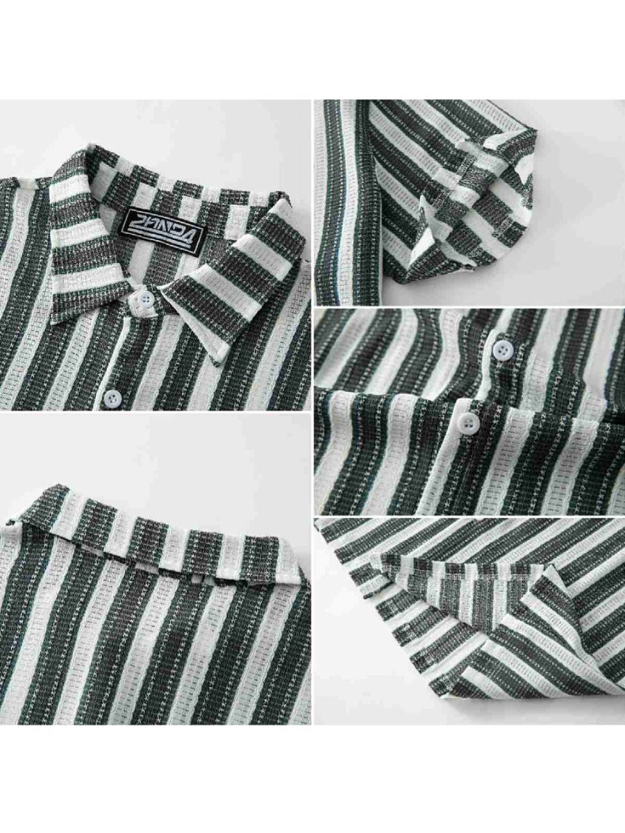 Vintage Striped Casual Shirt