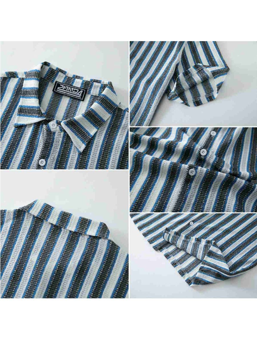 Vintage Striped Casual Shirt