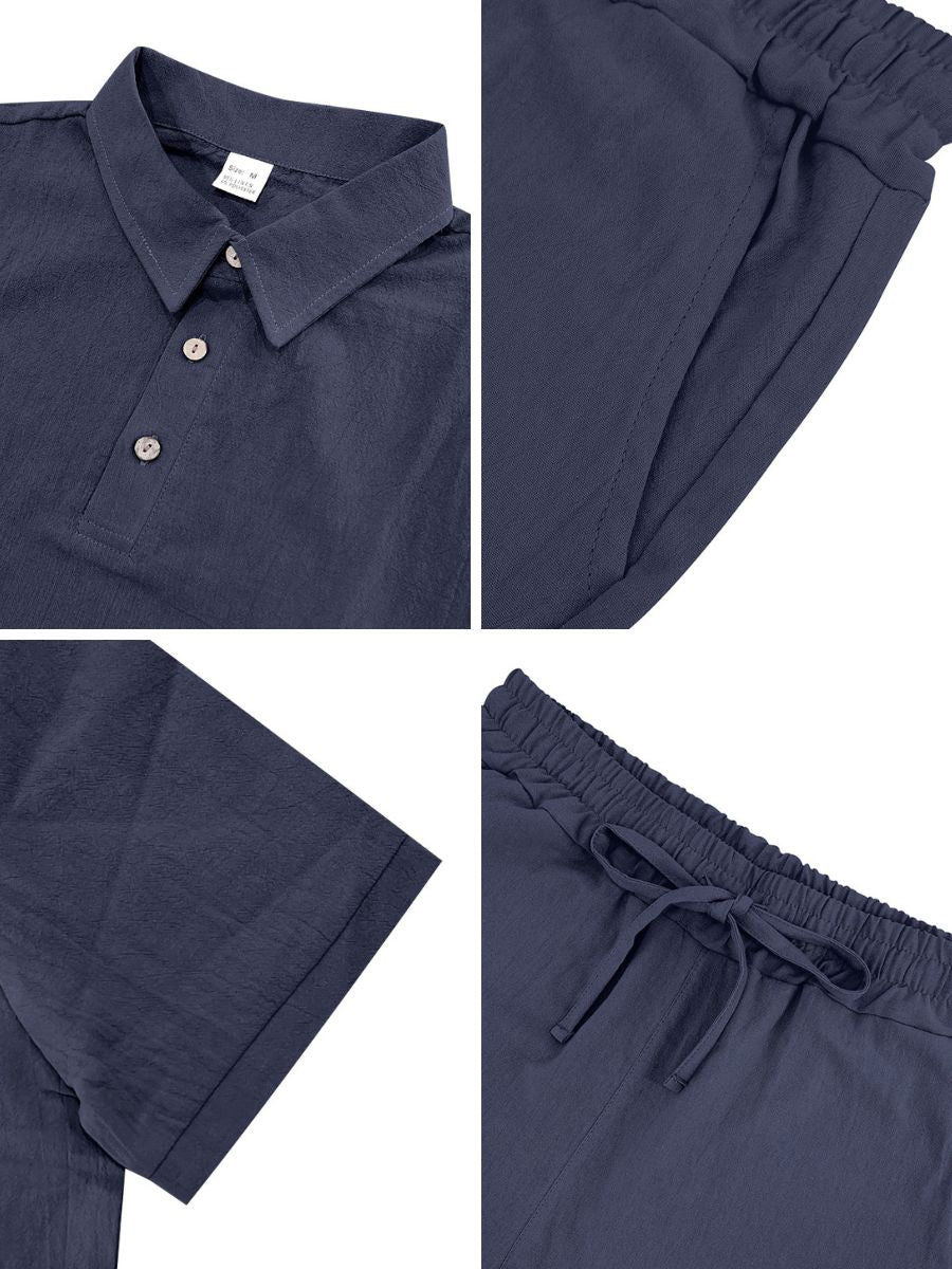 Two Piece Linen Vacation Outfit