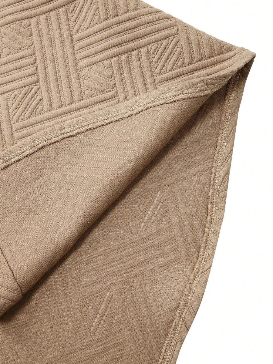 2PCS Geometric Textured Matching Set