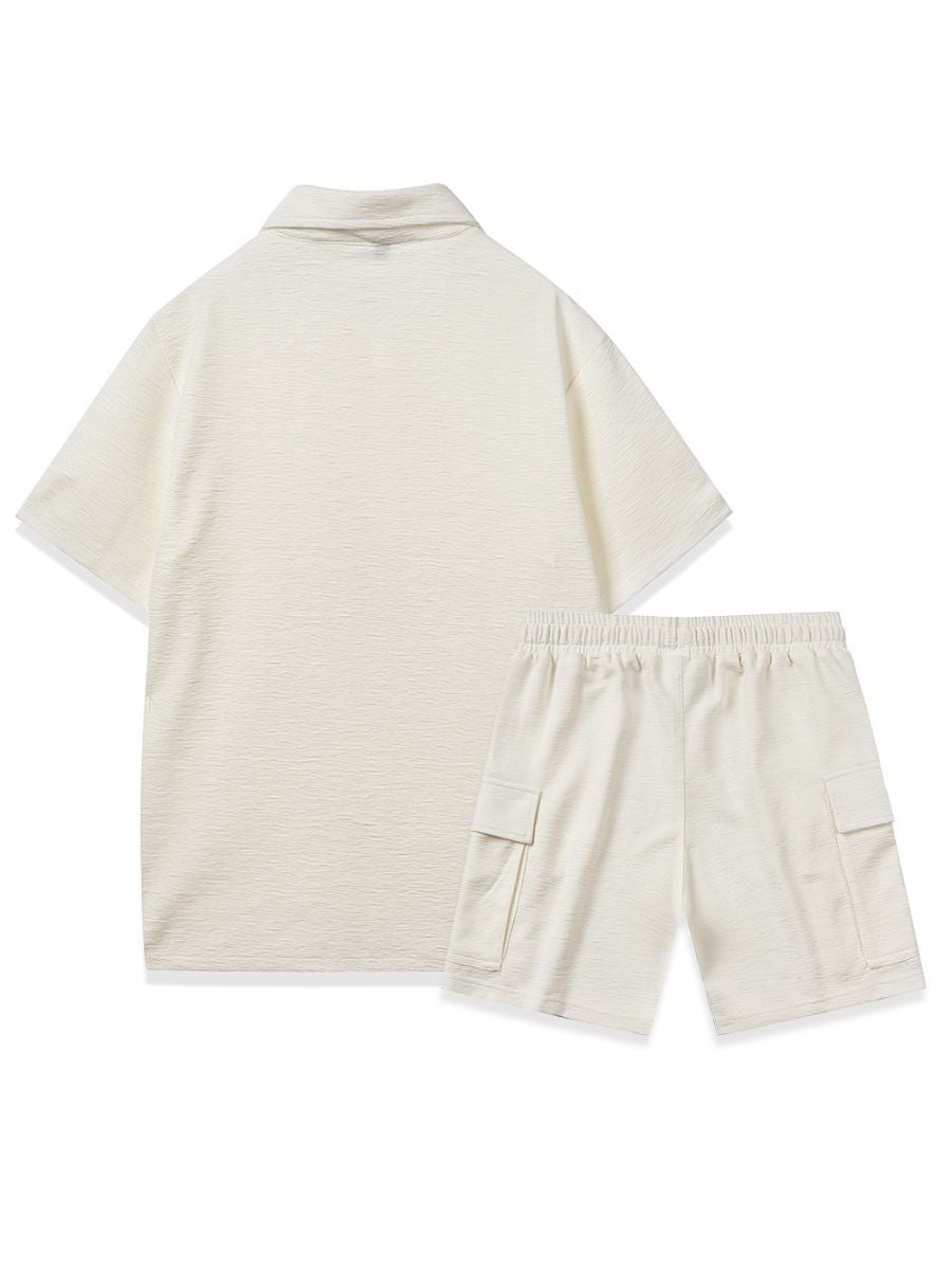 Two-Piece Shirt and Cargo Shorts