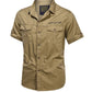 Cotton Short Sleeve Tactical Shirt
