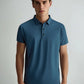 Ice Silk Lapel Polo Shirt
