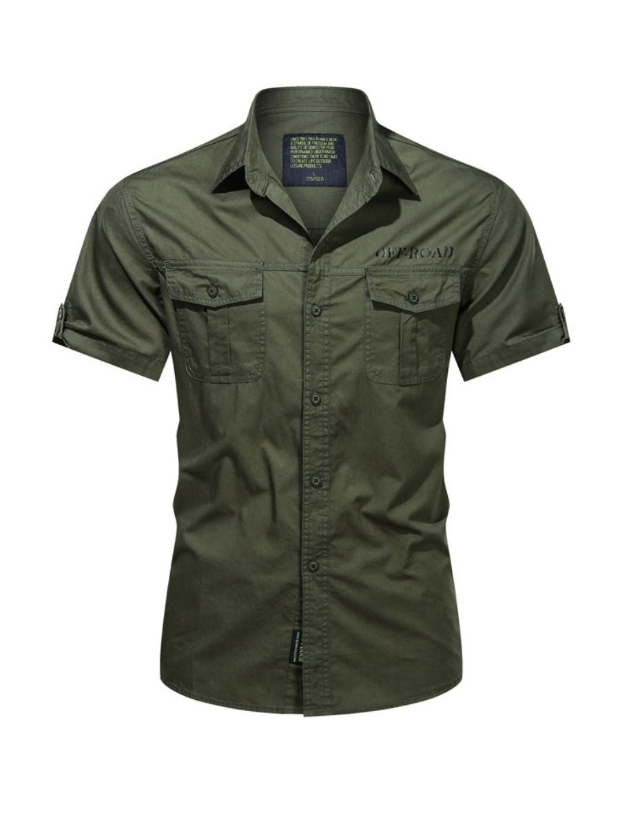 Cotton Short Sleeve Tactical Shirt