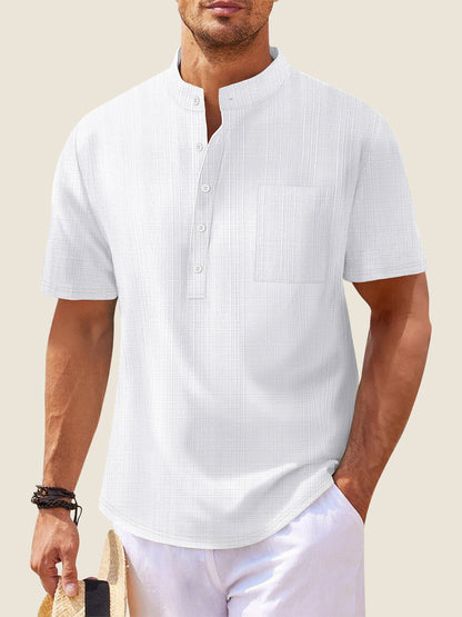 Classic Cotton Blend Casual Shirt