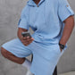 Fashion Hooded Short-sleeved Shorts Suit