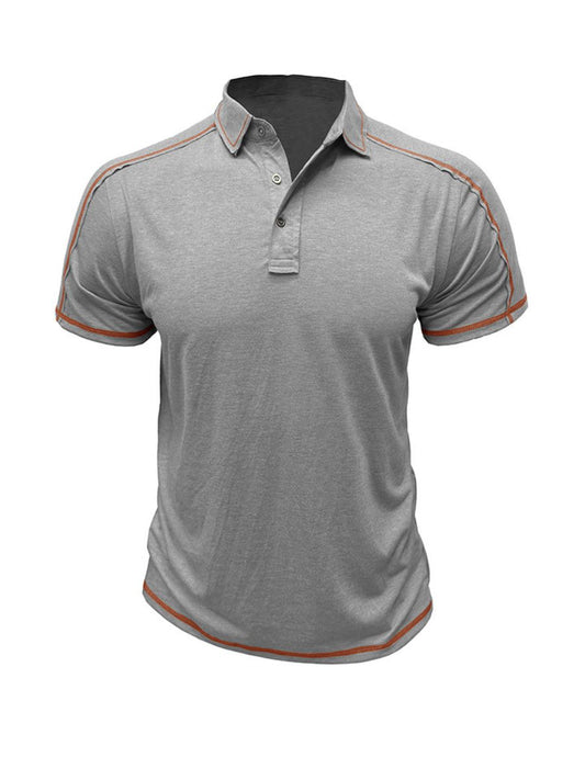 Athletic Contrast Trim Polo Tee