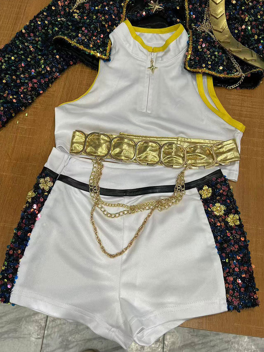 Sale KPOP Idol Inspired Sequins Costume