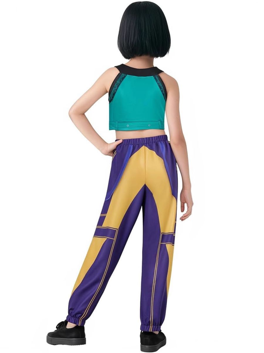 Sale Anime Cyber Girls Top and Pants