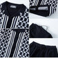 Geometric 2-Piece Knitted Outfit Set