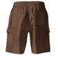 Corduroy Drawstring Cargo Shorts