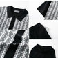 Geometric Zigzag Knit Matching Set