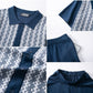 Geometric Zigzag Knit Matching Set