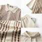 2-Piece Geometric Knit Matching Set