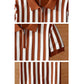 Striped Quarter Zip Sweater Shirt