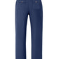 Linen Drawstring Elastic Waist Trousers