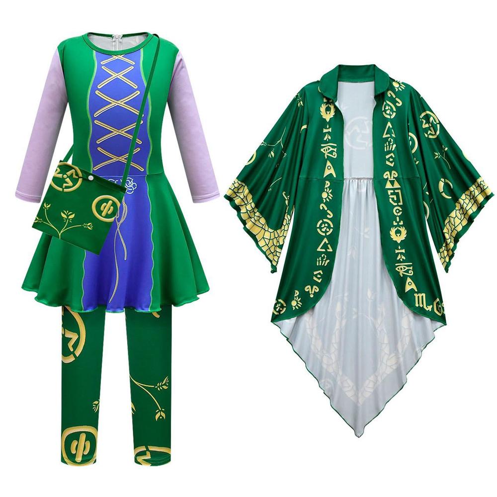 Kid Girls Winifred Sanderson Costume Cosplay Jumpsuit Uniform Outfit