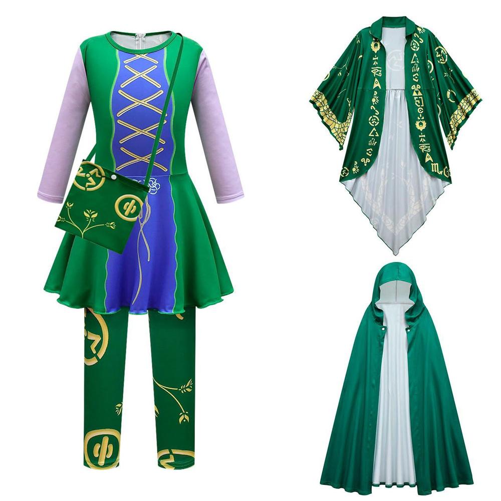 Kid Girls Winifred Sanderson Costume Cosplay Jumpsuit Uniform Outfit