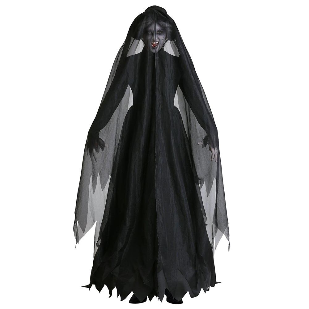 Halloween Gothic Wedding Dress Costume