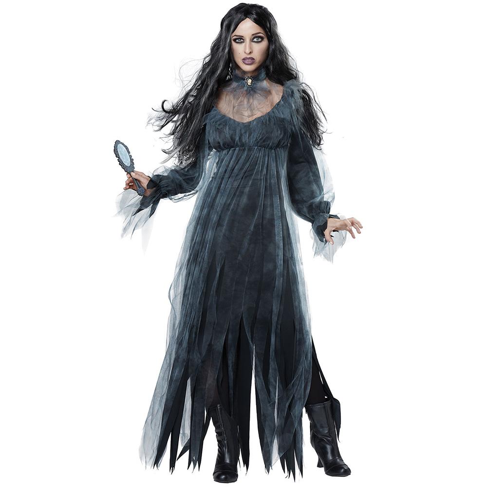 Halloween Gothic Wedding Dress Costume