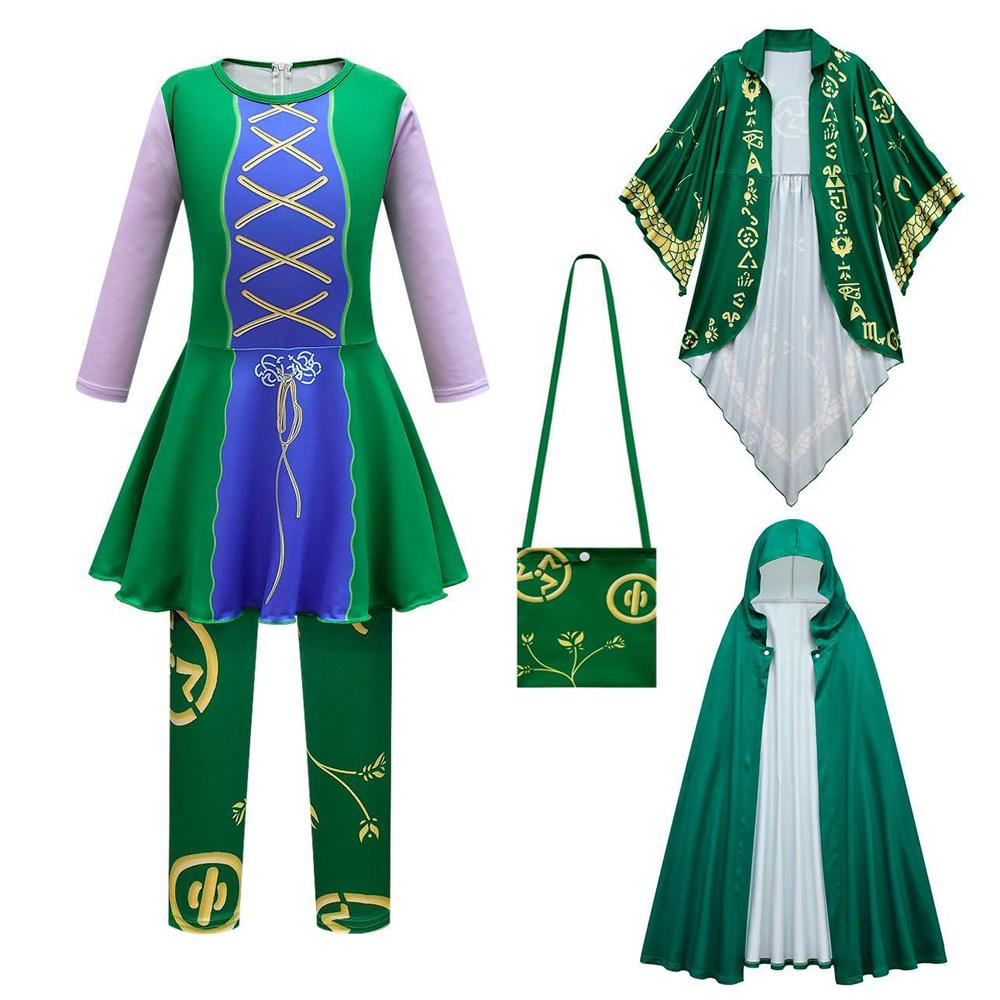 Kid Girls Winifred Sanderson Costume Cosplay Jumpsuit Uniform Outfit