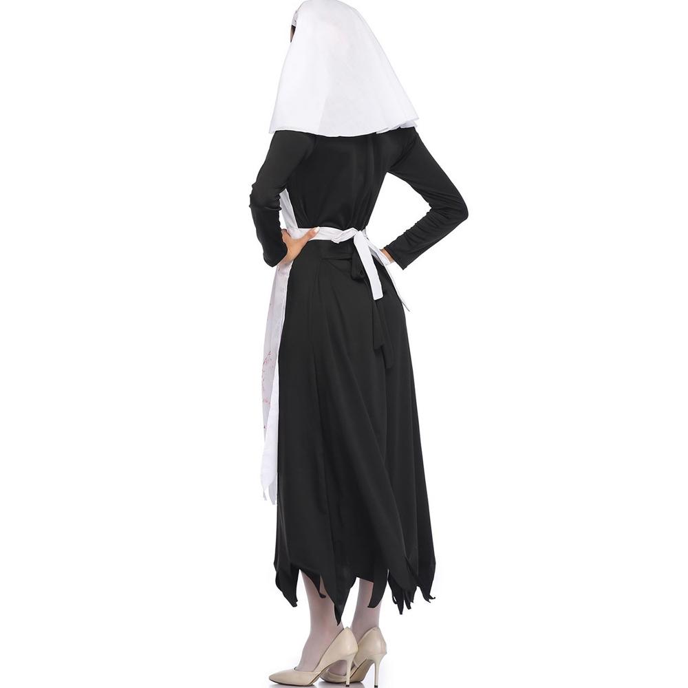 Women's Nun Costume With Mock Apron