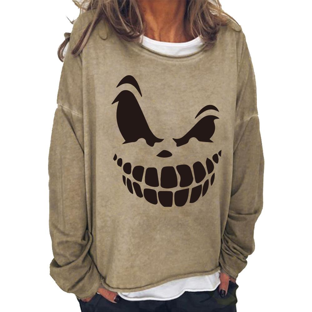 Grimace Print Crewneck Long Sleeve Sweatshirt