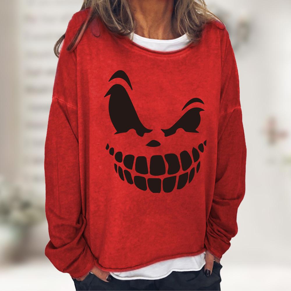 Grimace Print Crewneck Long Sleeve Sweatshirt